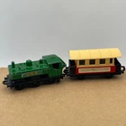 Matchbox Lesney No. 47 GWR 0-6-0PT Pannier Tank Engine Green & CoachCombi P&P #J