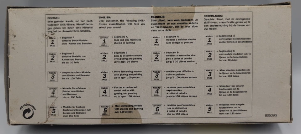 Matchbox 1:700 HMS Tiger Command Helicopter Cruiser Ship Model Kit 40164 - Image 3 of 4