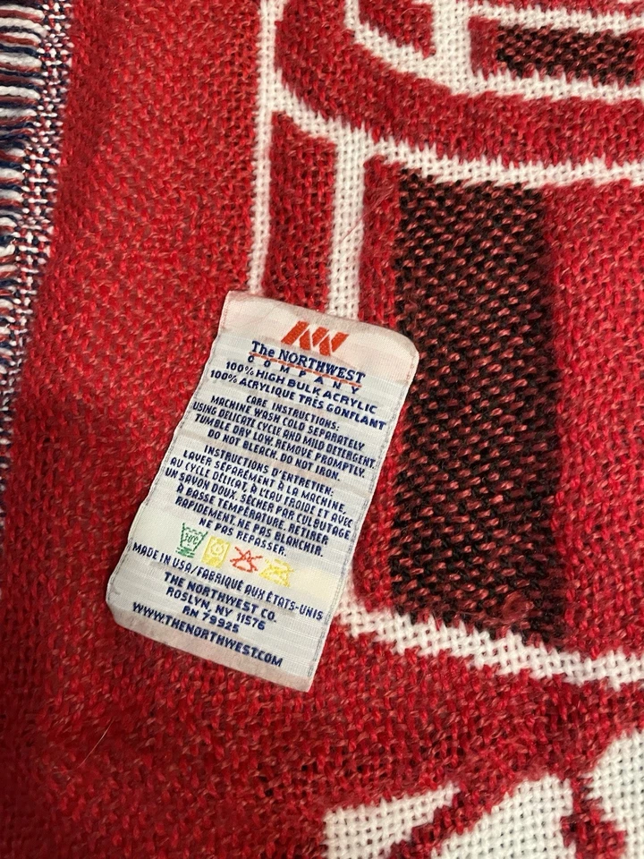 Boston Red Sox 2007 Champs Tapestry Throw Blanket 48 X 44 Northwest Company USA - Image 2 of 4