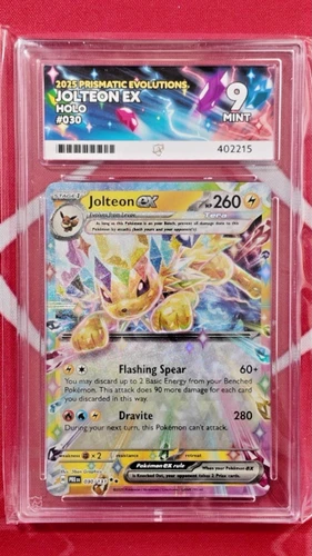 Ace 9 Pokémon TCG 2025 Prismatic Evolutions Jolteon EX Holo #030