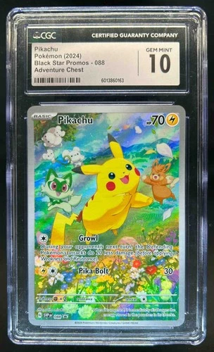 2023-25 Pokemon SV Black Star Promos - SVP EN Pikachu #088 CGC 10
