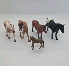 Lot Of 5 Horse Figures Mixed Brand Lot - Vintage Collectibles