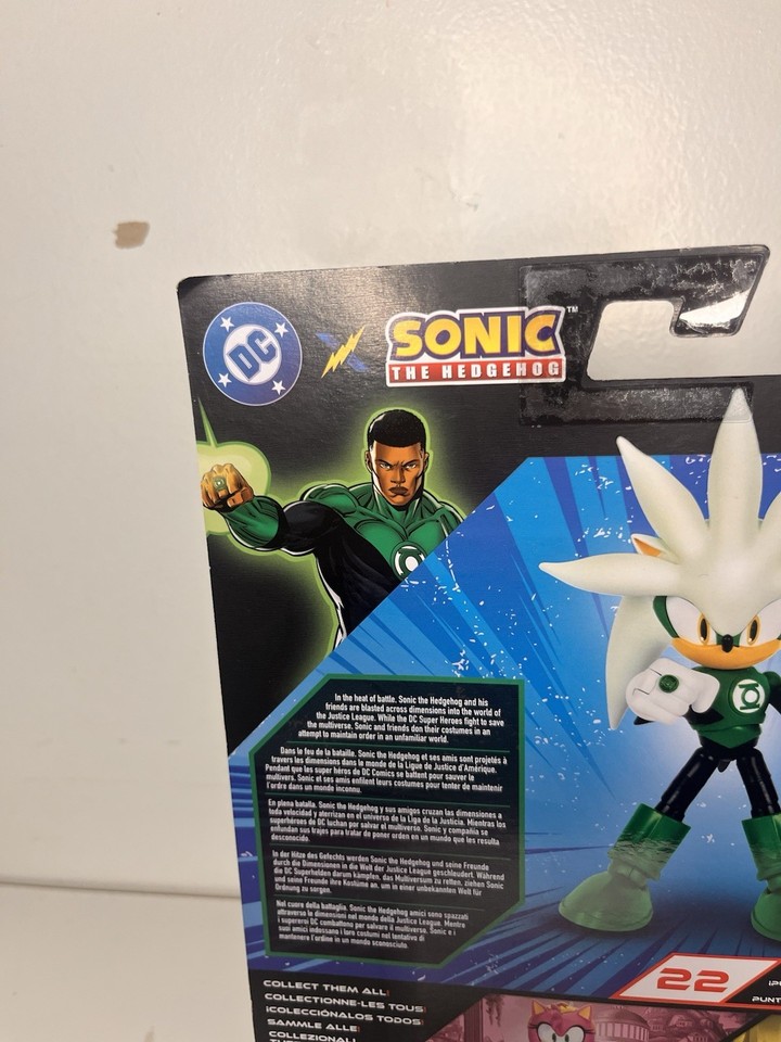 DC x Sonic The Hedgehog SILVER as GREEN LANTERN 5
