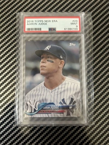 2018 Topps New Era AARON JUDGE PSA 9 Baseball card NEW YORK YANKEES