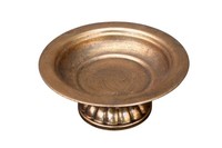 Nostalgie Anbiet Schale Gold Dekoschale Tischdeko Weihnachtsdeko Vintage