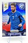 2014 Panini Prizm World Cup Soccer Blue and Red Wave Giorgos Samaras #103