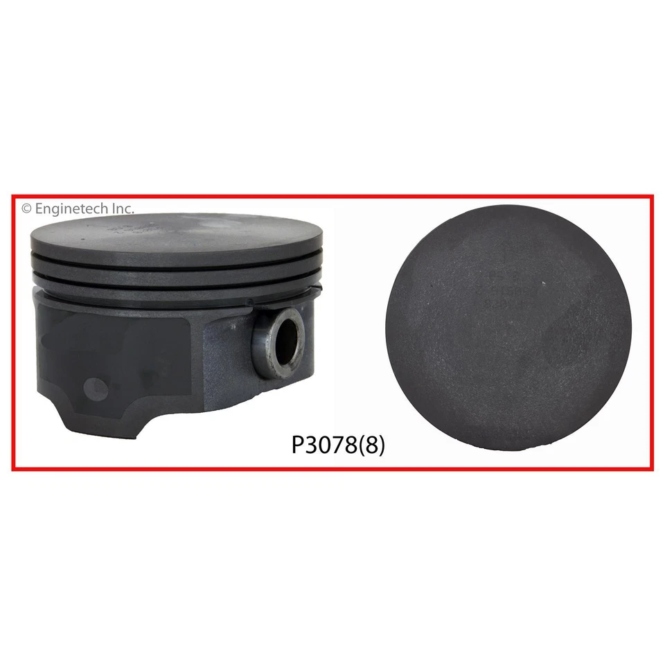 99-03 Chevrolet GMC 5.3L 4.8L V8 Vortec Engine Rebuild Kit Press Flat-Top Piston - Изображение 2 из 4