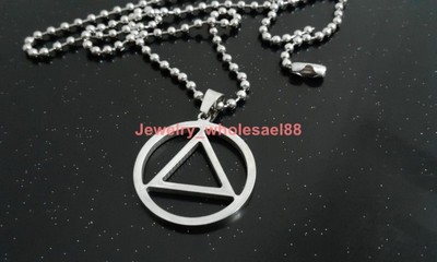 Lot 5pcs Hot David geometry triangle Pendant stainless steel Fashion Jewelry