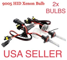 2 9005 6000K Hb3 HID Opt7 Bulb Replacement Headlight Bulbs Xenon Lights White 6k