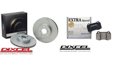 DIXCEL für Toyota 97-05 Aristo Lexus GS300 Bremsenschlitz Rotoren Beläge Satz...