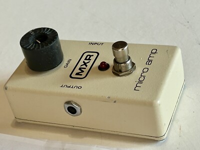 MXR Micro 26dB Amp Clean Boost Guitar Effect Pedal 90's VTG | eBay