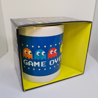 Pac-Man Game Over Keramik Tasse Cup Mug Kaffee Größe Ø8,5 H9,5cm Retro 315ml neu