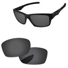 Lenslog Black Polarized Replacement Lenses For-Oakley Jupiter Squared OO9135