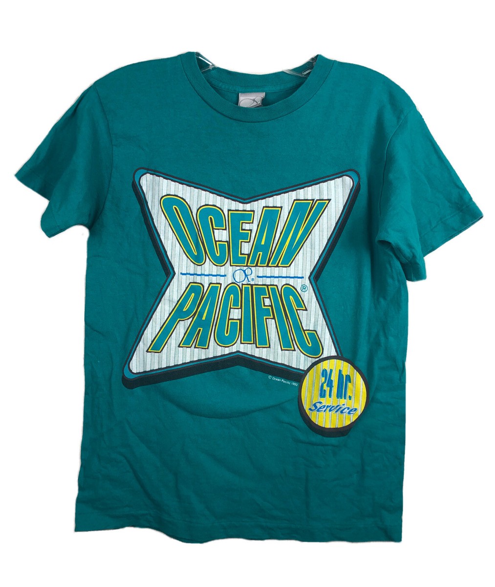 Ocean Pacific OP Vtg 1993 Surf T-Shirt 24 Hour - Fits Men 