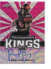 2018 LEAF METAL DRAFT RASHAAD PENNY RC AUTO AUTOGRAPH SP # 5/10 SEAHAWKS