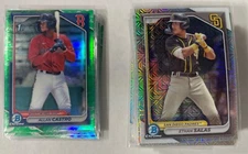2024 Bowman Chrome Baseball Refractors - PYC - Qty Savings in Cart