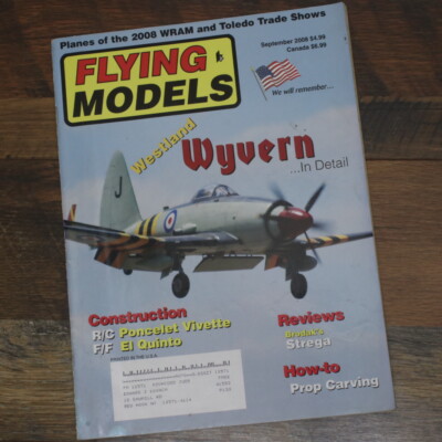 Flying Models Magazine [September:2008] Poncelet Vivette; Westland Wyvern