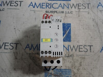 Siemens Sirius  Soft Starter 3RW3024-1AB14  7.5 HP 460 Volt 11 FLA 3 Phase