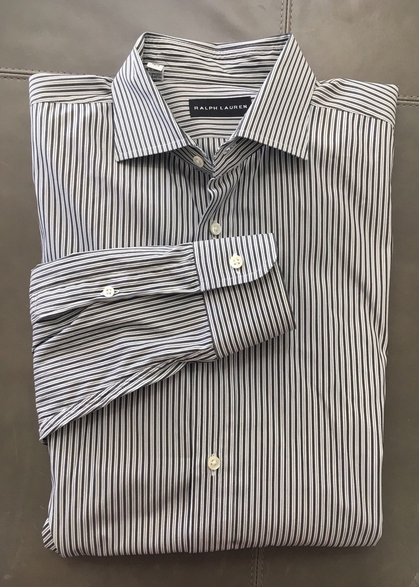 Ralph Lauren Black Label Italy Mens Stretch Cotton Dress Shirt 42