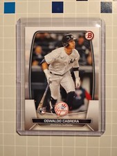 2023 Bowman Oswaldo Cabrera #32 Rookie Card (RC) - New York Yankees