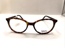 Chelsea Morgan Eyeglasses CMM 7002 BR Designer Frames Only  Brown 48-17-135
