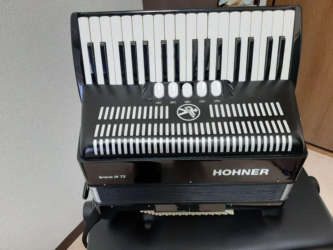 HOHNER Accordion Bravo III 72 Black eBay