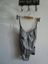 JADED iridescent silver stretch body Topshop, 6, BNWT RRP 50 festival summer