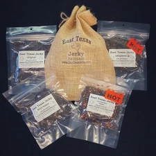 East Texas Beef Jerky Gift Bag with 4 Snack Packs