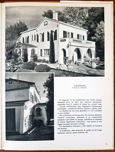 VILLAS MÉDITERRANÉENNES Introduction par E. BELLINI Architecture Illustré ~1960 - Picture 11 of 12