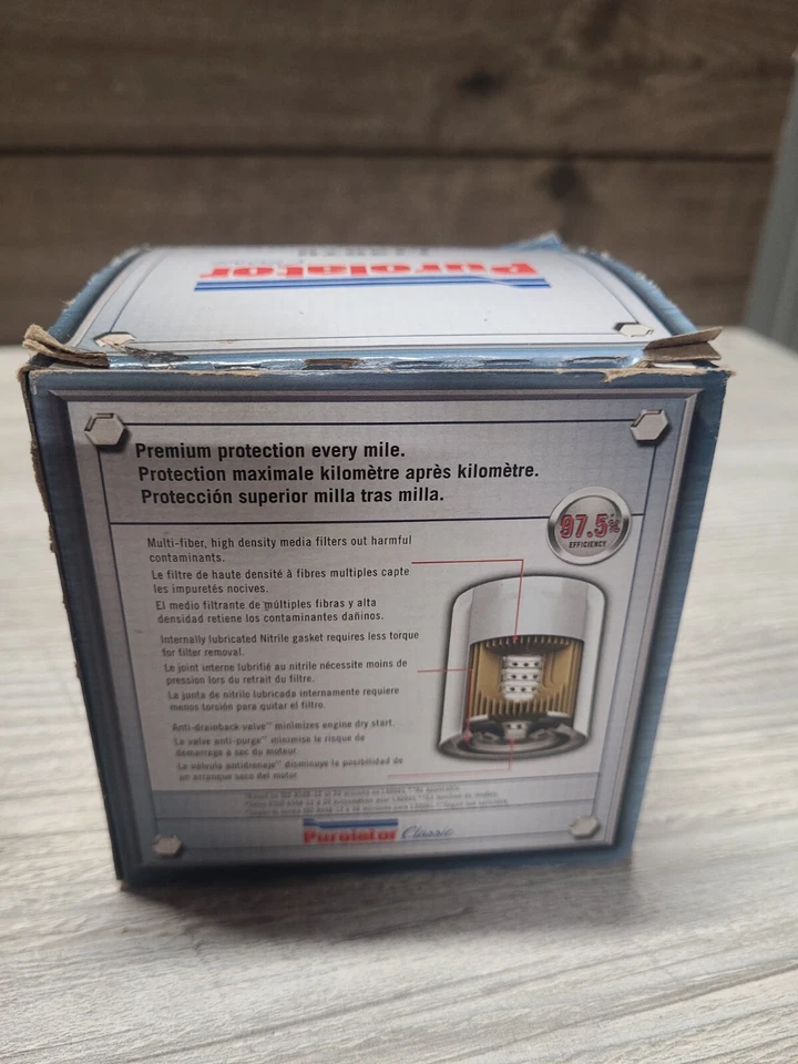 NUEVO Filtro de aceite de motor Purolator Classic L14670 Foto 2 de 4