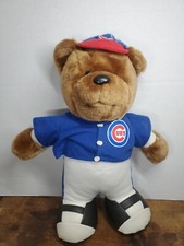 2001 Chicago Cubs MLB 15" Stuffed Teddy Bear Plush Toy Good Stuff