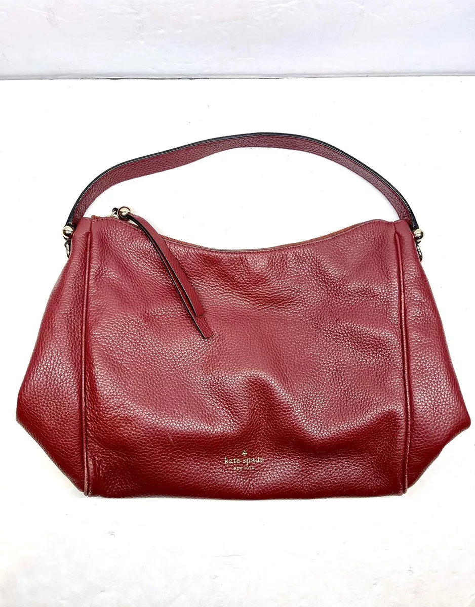 Kate Spade New York 100% Leather Solid Red Leather Crossbody Bag One Size -  69% off | ThredUp