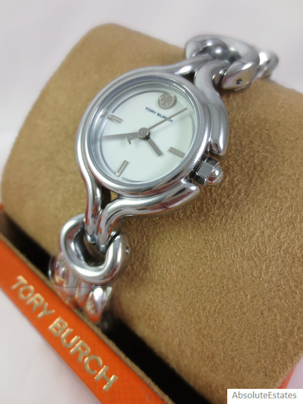TORY BURCH 腕時計　TBW3037 ステンレスシルバ　チェーン Tory Burch Braided Knot Watch - TBW3037 | The RealReal