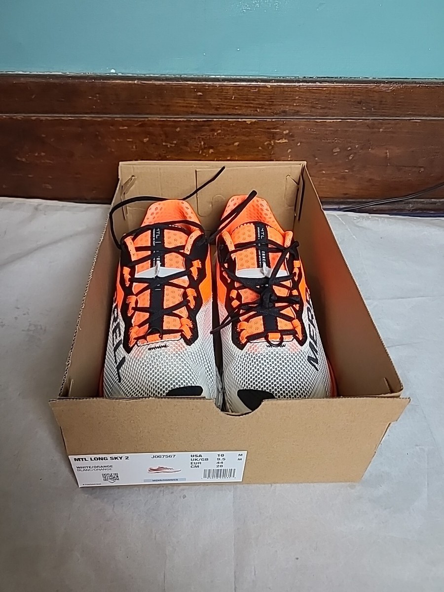 Mens Merrell MTL Long Sky 2 Trail Orange White Running Shoes J067567 Size 11 Merrell Men main image 2