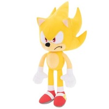 Juguete de peluche Sonic The Hedgehog SUPER SONIC 10 pulgadas oficial suave nuevo con etiquetas