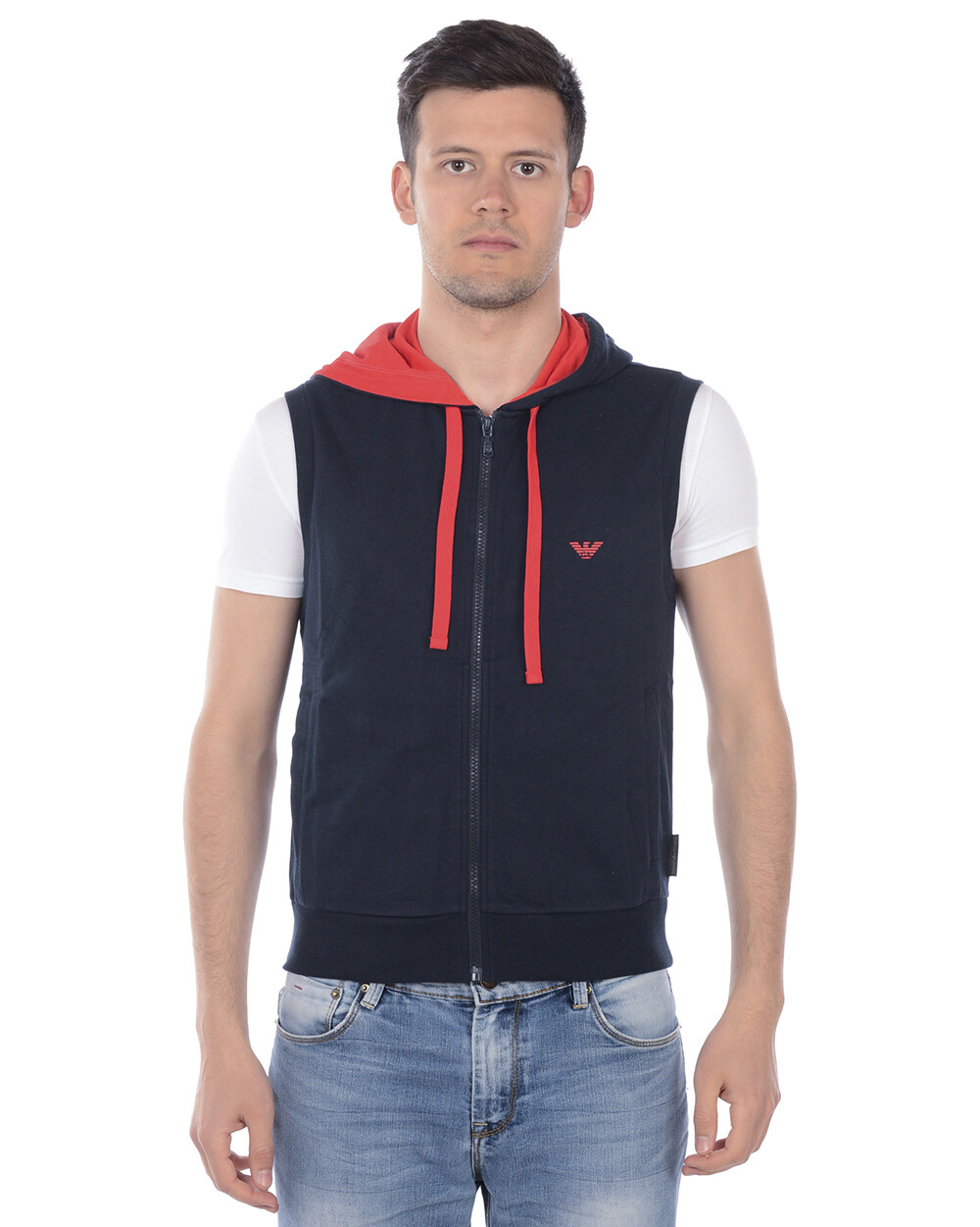 Нижнее белье Emporio Armani Толстовка мужская синяя 111756 9P571 135 Sz M СДЕЛАТЬ ПРЕДЛОЖЕНИЕ