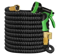 🌿Teelishly 100FT Expandable Garden Hose 🌊10-Function Nozzle,Leakproof Brass💧