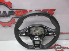 SKODA SCALA STEERING WHEEL LEATHER, NW, 05/20- 20 21 22