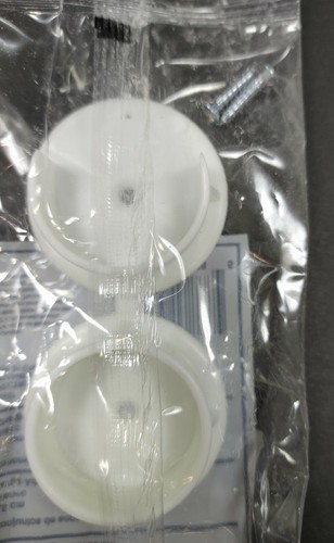 National Hardware Closet Pole Socket Set White 1 3/8" 178889 One Pack of 2 Piece - Picture 4 of 4