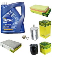 MANN-FILTER Inspektionspaket Mannol 5L Special Plus 10W-30 FüR Skoda Octavia I