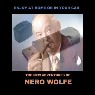 NERO WOLFE. 40 OLD-TIME RADIO DETECTIVE SHOWS ON A USB FLASH DRIVE!