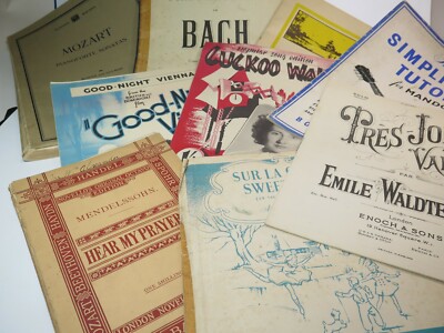ANTIK & VINTAGE NOTEN & LERNEN Klavier Ukulele Violine riesige Auswahl