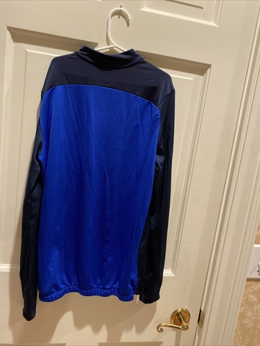 NEW Kipsta Boy’s Size 14 1/2 Zip JR Sweat Shirt Navy Blue Base Layer - Picture 2 of 6