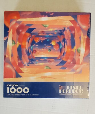 Hallmark Springbok Pixel Perfect Computer Generate 1000 Piece Sealed PZL6133 USA