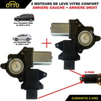 2X Komfort-Fensterhebermotor + Temic FüR Peugeot 3008 5008 - 9223F2 9224F6