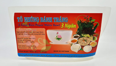 Reispapier Wasserschale Vietnamesisch Verpackung Aufbewahrungsbox Große Kapazität Stabiler Boden