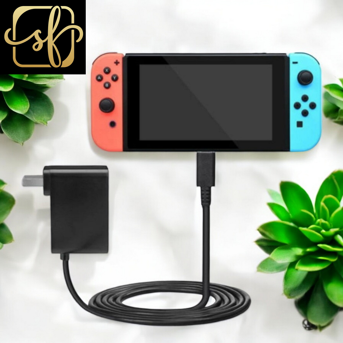 Replacement for Nintendo Switch 5V-2.4A AC Adapter Base Charger