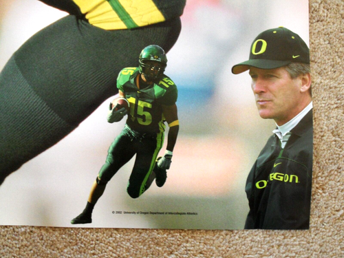 orig./Raro! Póster de fútbol Oregon Ducks 32x22 2002 **¡Autzen Power! Yeah Baby!** - Imagen 6 de 6