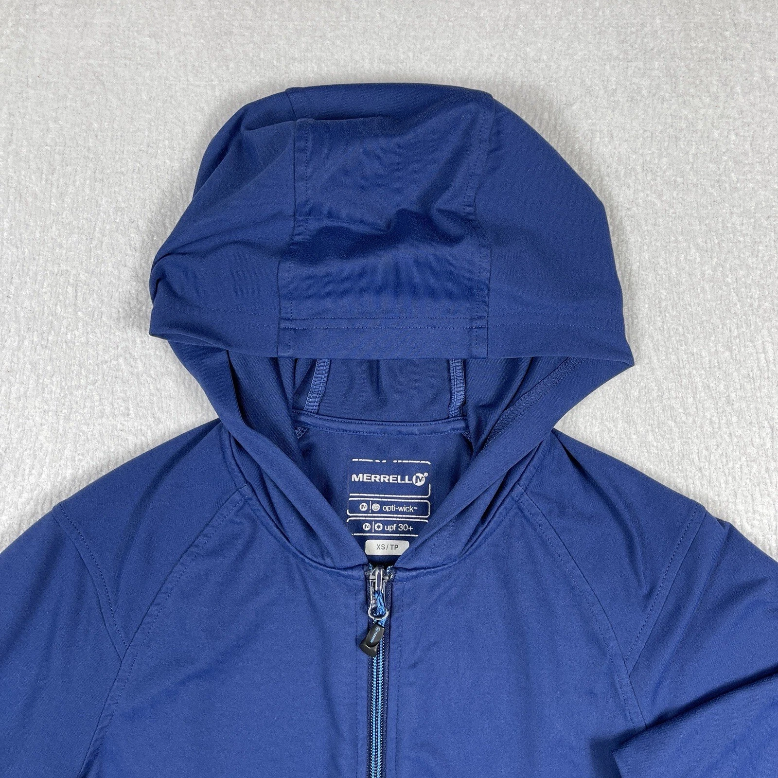 merrell full zip wicking upf hiking camping top jacket