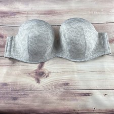 Lane Bryant Cacique Boost Multiway Strapless Bra Size 42D Gray